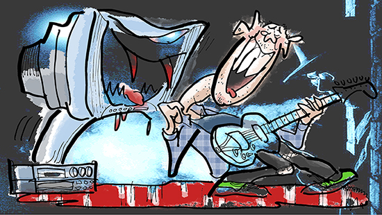 neckbiter with photo background