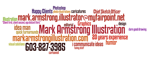 word cloud randomly generated by Java applet Wordle