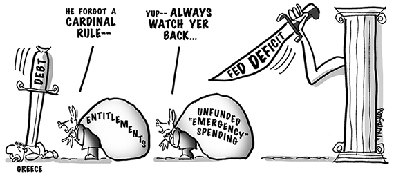 WatchYerBack greece congress debt crisis spending federal deficit julius caesar