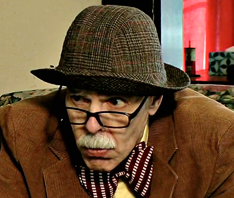 Illustrator Mark Armstrong portraying Inky Draws, The World's Oldest Cartoonist