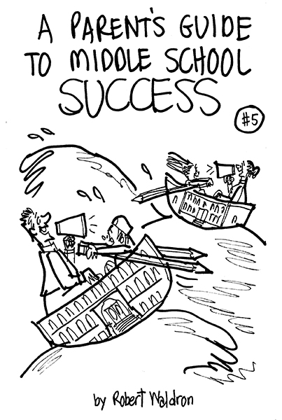 Cover5 cover illustration for book about helping middle school students achieve success