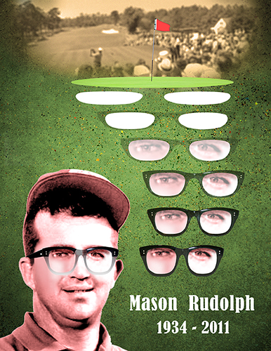 Mason Rudolph tribute illustration with old tinted photo added along with text