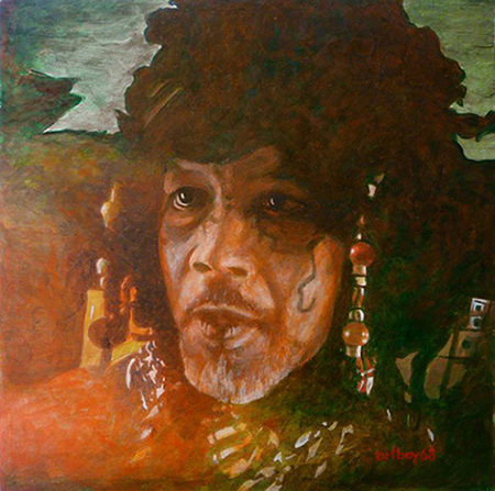 painting by Canadian artist Scott Hamilton, aka Artboy68, acrylic on panel