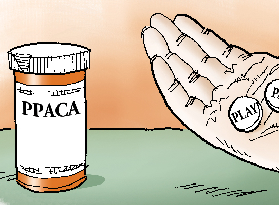 image showing Photoshop text after being rasterized and bent using Transform Warp command