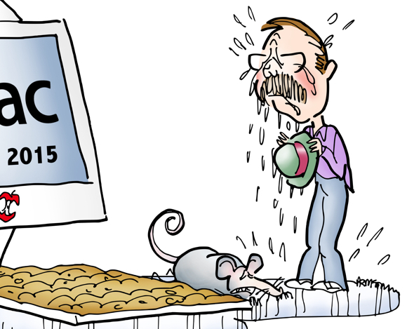 detail image iMac turned into gravestone keyboard covered with dirt dead mouse guy crying because his computer died standing in puddle of tears