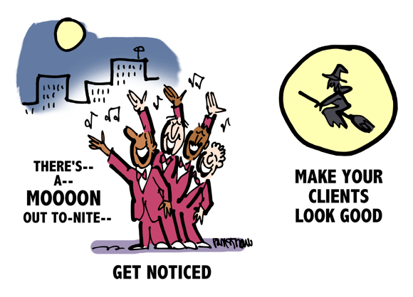 detail image Infographic what the moon can teach brands show up shine offline get noticed doo wop make clients look good witch don't let others define you green cheese inspire engagement duck kiss surprise people solar eclipse