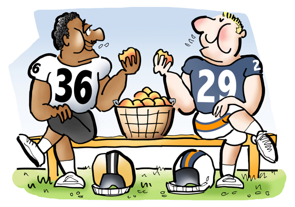 header illustration Chick-fil-A 2017 Peach Bowl quiz UCF Central Florida Knights vs. Auburn Tigers football game